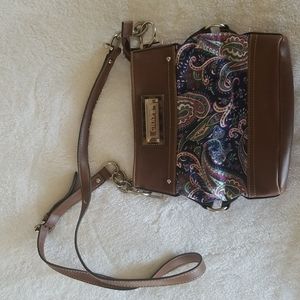Chaps Crossbody Paisley Handbag